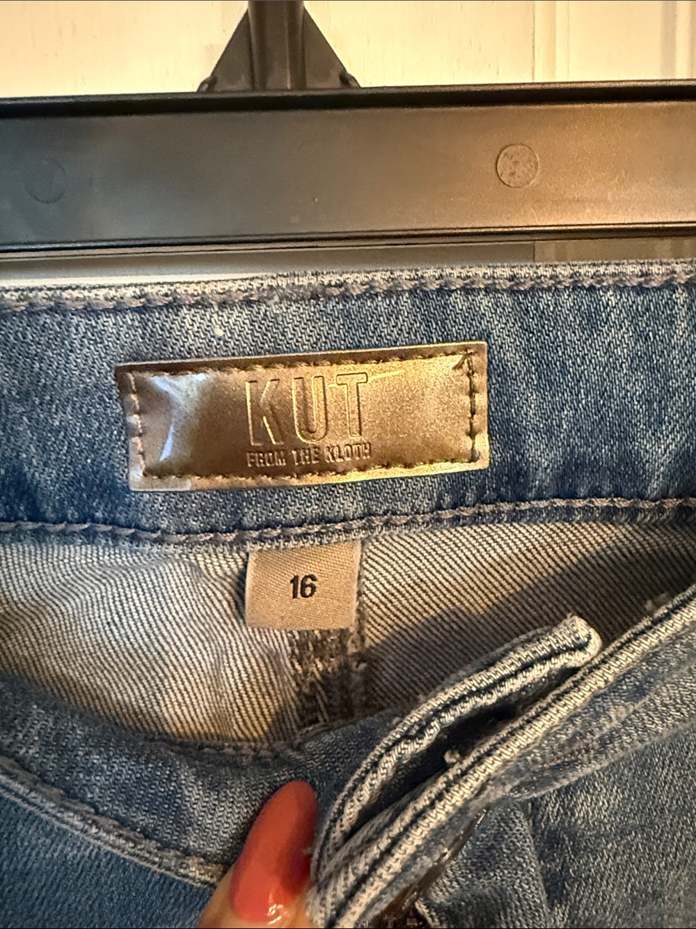 NWT KUT from the Kloth Meg High-Rise Fab Ab Wide Leg Double Front Pockets Jeans - Picture 8 of 14